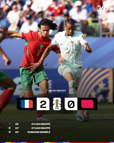 Frankrijk 2-0 Marokko